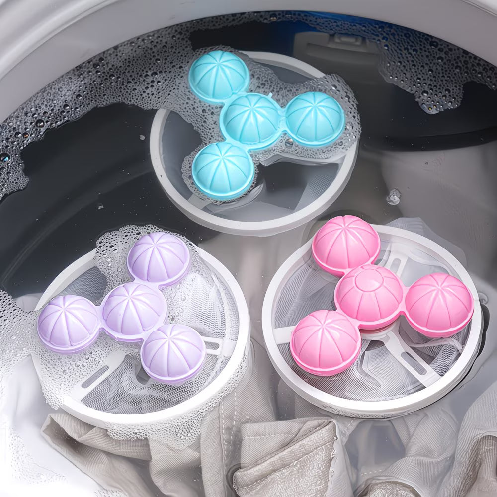 LintAway Smart Laundry Cleaning Balls (Pack of 4) - Buy 1 Get 1 Free