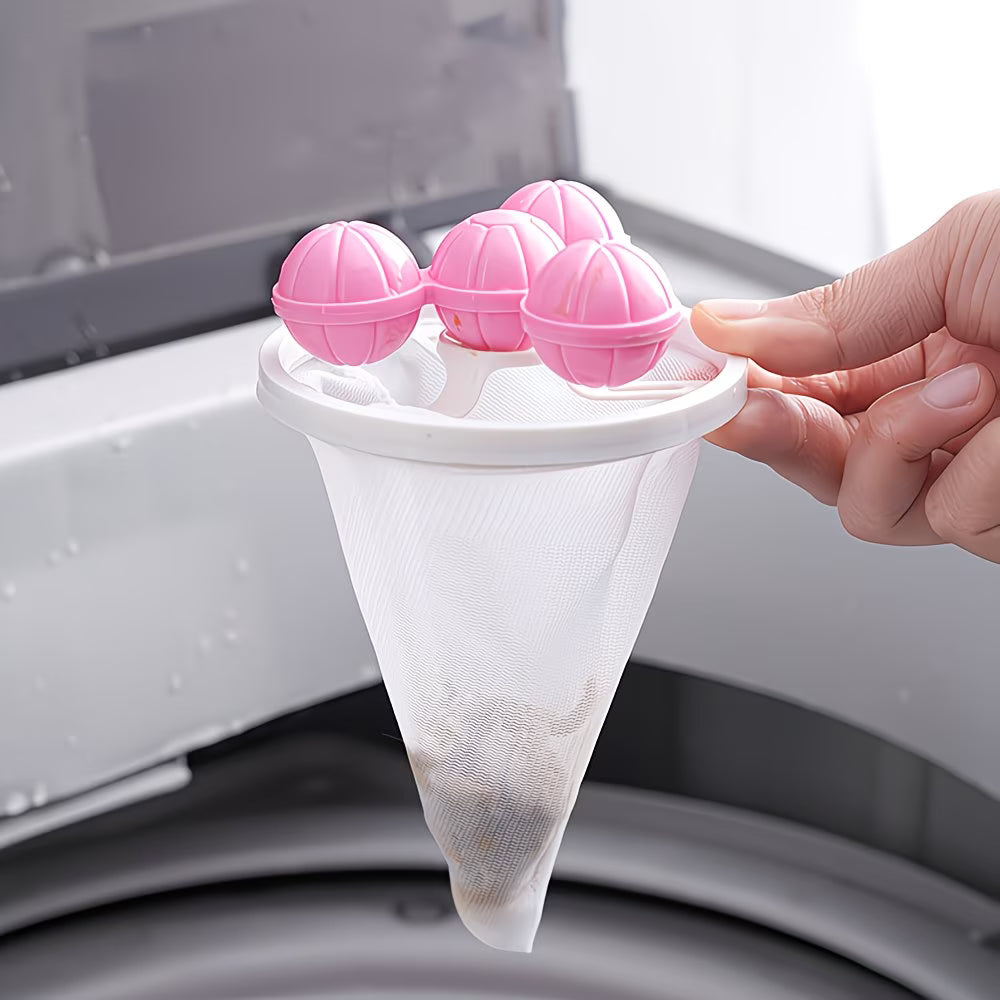 LintAway Smart Laundry Cleaning Balls (Pack of 4) - Buy 1 Get 1 Free